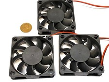 3 Pieces 6015 12v 60mm 6cm pc case 2pin cooling heatsink 6015 Fan A43