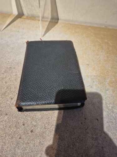 Antique Holy Bible Old & New Testament Leather Gold Gilt Early 1900’s IDRU (C2) - Foto 2 di 14