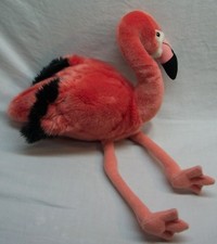 FAO Schwarz NICE SOFT PINK FLAMINGO BIRD 11" Plush STUFFED ANIMAL Toy
