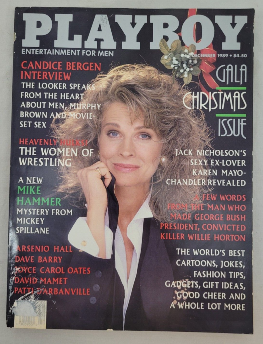 PLAYBOY MAGAZINE ~ DECEMBER 1989 ~ Petra Verkaik/Candice Bergen | eBay