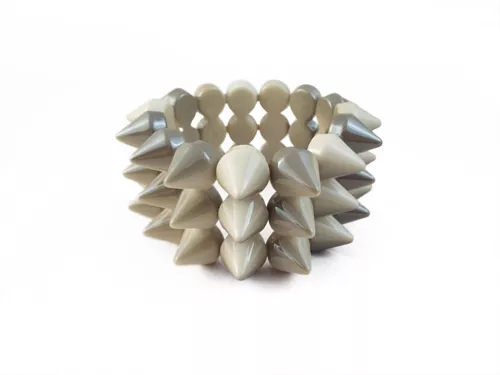 Layered spike deals bracelet