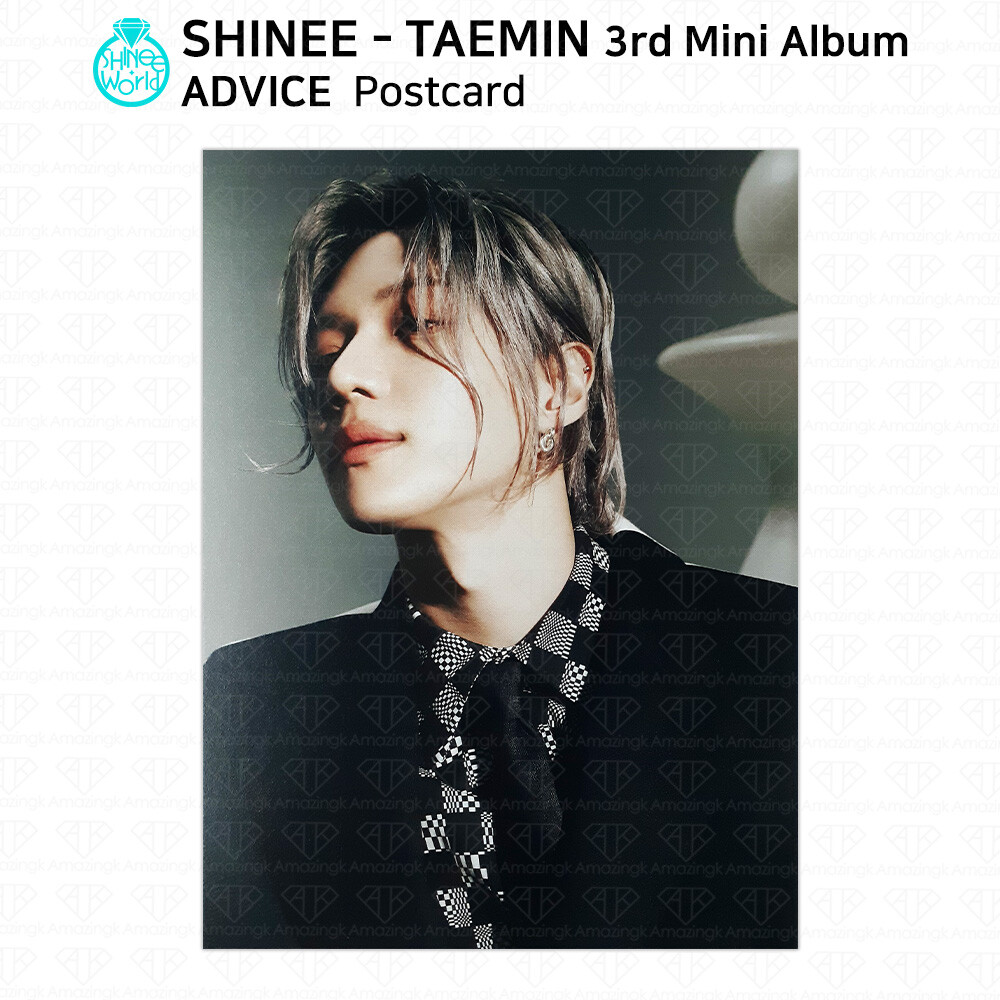 SHINee Taemin 3rd Mini Album Advice Official Postcard Folded