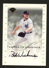 Bob Wickman signed autograph 1996 Donruss Leaf Authentic Signature Series