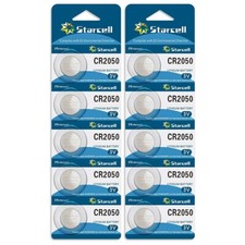 *BUY 1 GET 1 FREE * 5 x Starcell CR2050 3v Lithium Button,Coin Cell Battery
