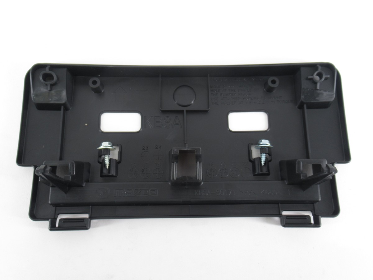 Genuine OEM Mazda KB8A-50-170 Front License Plate Holder 2017-2021