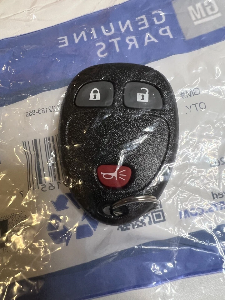 GMC Acadia Chevy Traverse Entrada sin llave Control remoto Llavero Transmisor 22936099 OEM Foto 2 de 3