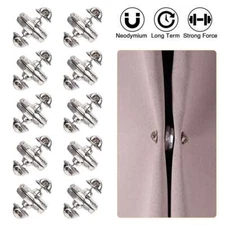 10 Pairs Magnetic Curtain Clips Set Curtain Weights Magnets for Thin Drapery USA