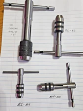 4 Piece Adjustable T-Handle Tap Wrench - M1-M4, M4-M8, M6-M12 Sizes + 4th??