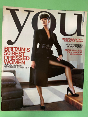 YOU mag 11/11/2001 Paloma Baeza Rachel Stevens Billy Bob Thornton Jade Jagger UK