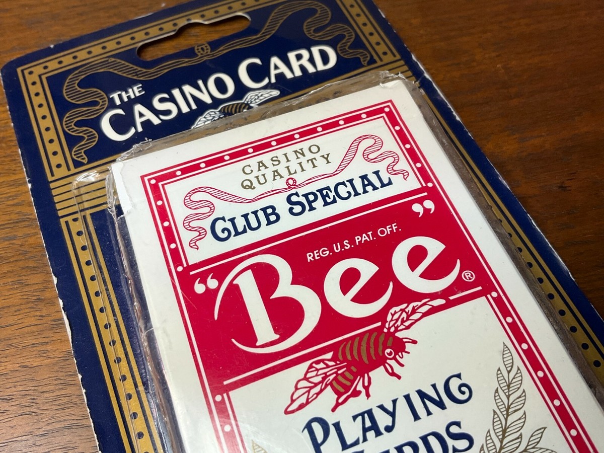 Casino Quality Club Special Bee Playing Cards Cambric Finish No 92