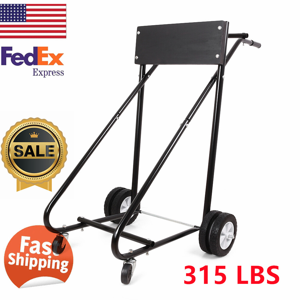 Outboard Boat Motor Stand Carrier Cart 315 LBS Dolly Storage Pro