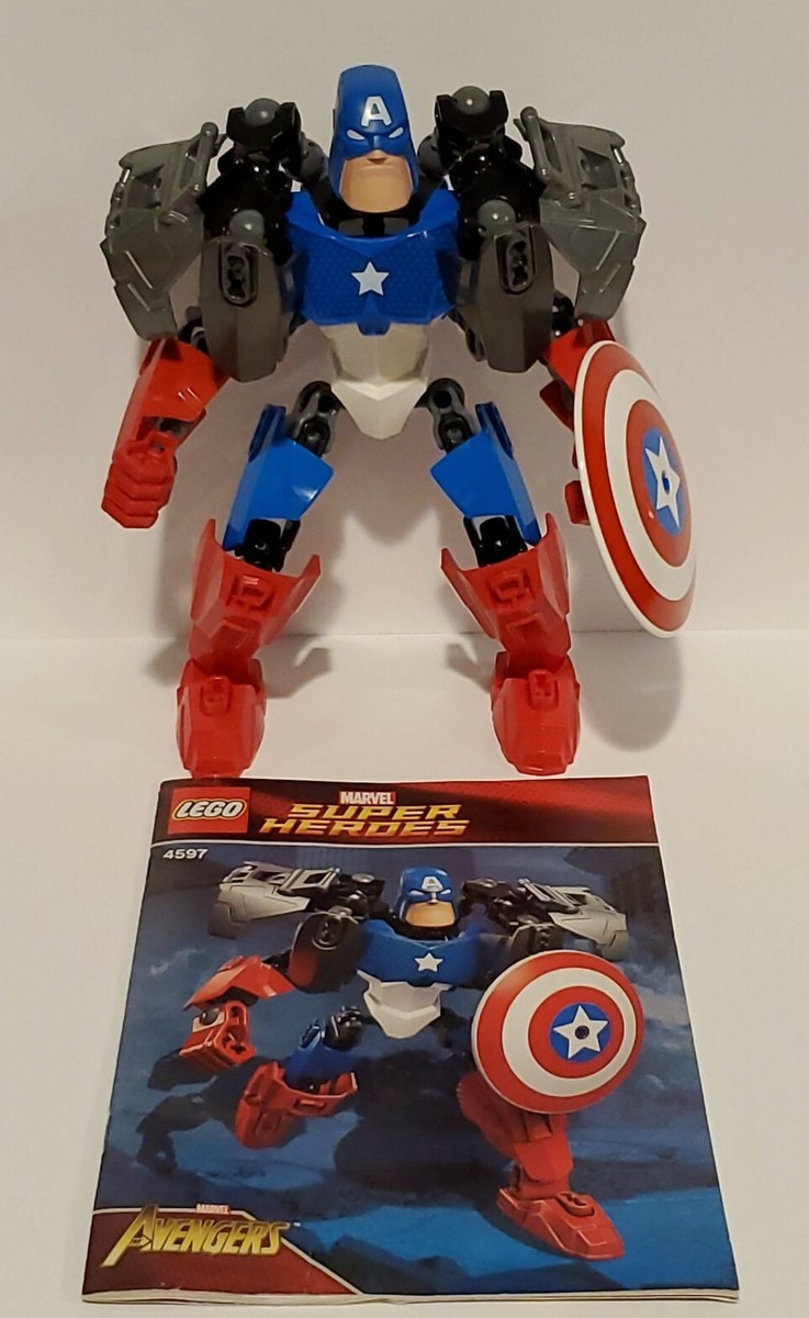 100% Complete Retired Lego Marvel Super Hero Captain America