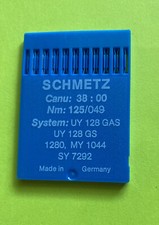  NOS 38:00-125/049-SCHMETZ- SEWING MACHINE NEEDLES PK. 10 FREE SHIPPING 