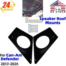 For Can Am Steel Speaker Roof Mounts-Fits most 6.5 Inch SPEAKERS Defender 17-24
