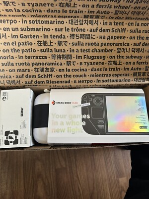Valve Steam Deck OLED 1TB: Limited Edition White - Hardly Used , New Condition