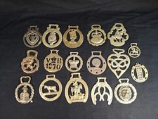 JOBLOT Of  17 Vintage Horse Brasses Cottage Style Olde Worlde  (#5)