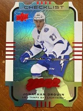 15-16 UD MVP Hockey Colors And Contours Checklist 100 Jonathan Drouin