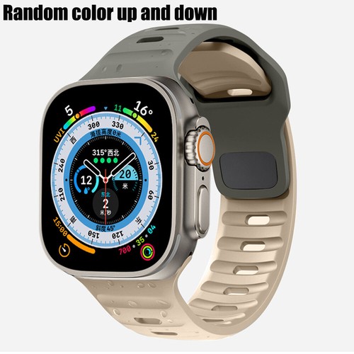 Silicone Band Sport Strap For Apple Watch Band Ultra 49mm Series 10 9876 42/45mm - Picture 40 of 59