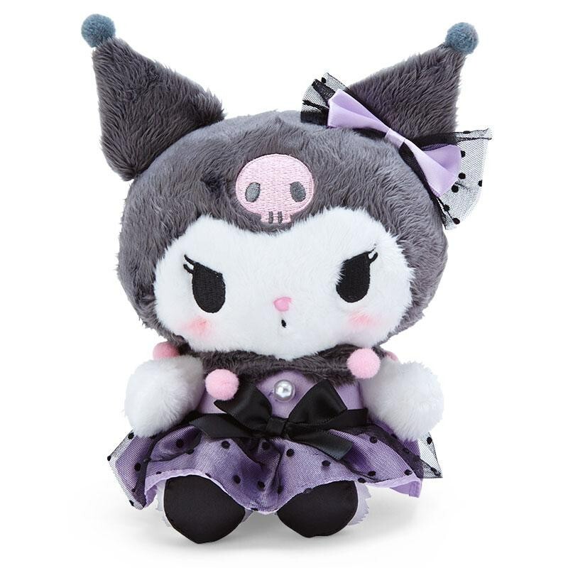 Sanrio Kuromi Dress Up Doll Set with Baku & Friends Dollhouse