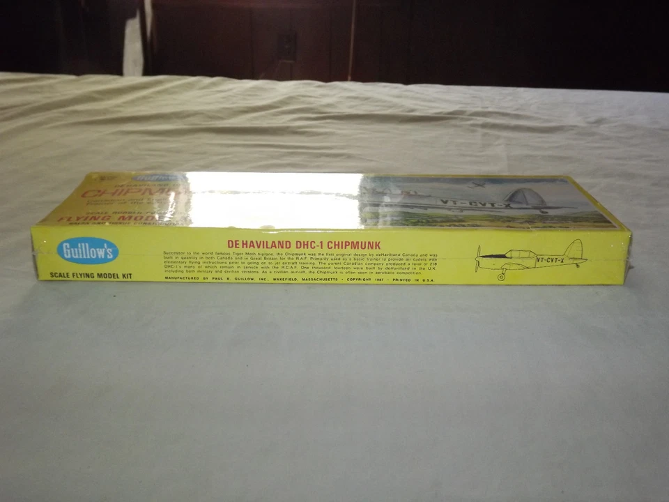 KIT MODELO VOLADOR AVIÓN ARDILLA GUILLOWS DE HAVILAND DHC-1 FECHA 1967 Foto 3 de 4