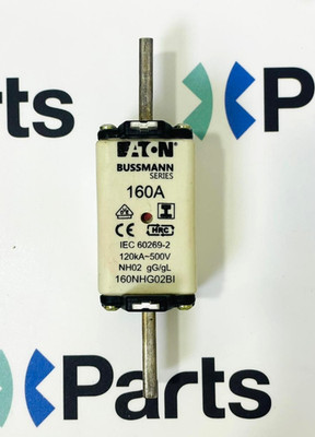 Eaton Bussmann 160NHG02BI NH Fuse-Link 160A 500V (3 Pcs in Box)