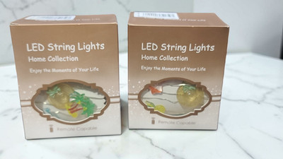 LED String Lights Home Collection Lot Of 2 Sea & String