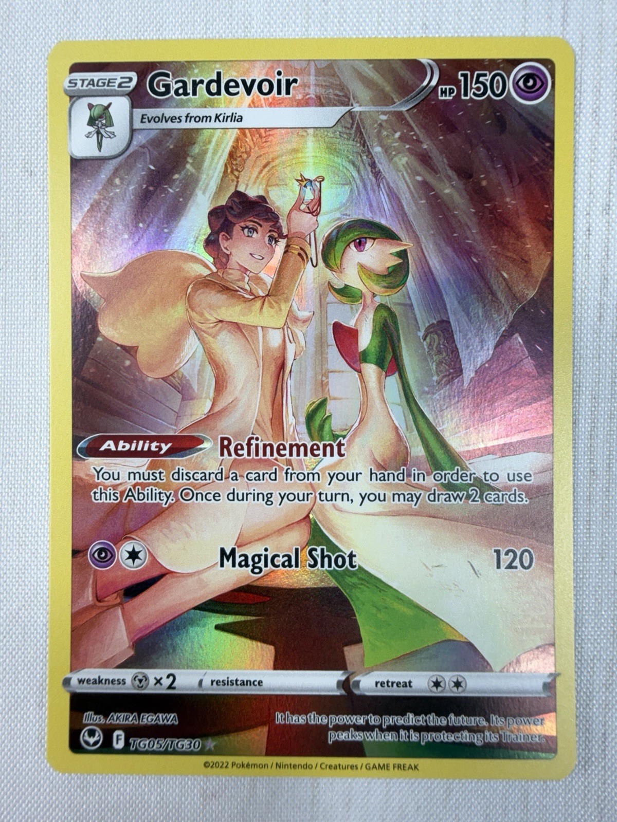 Gardevoir TG05/TG30 SWSH12 Silver Tempest Trainer Gallery Holo Pokemon TCG NM