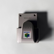 Nintendo 64 Rumble Pak Controller Attachment Grey NUS-013 VGC N64