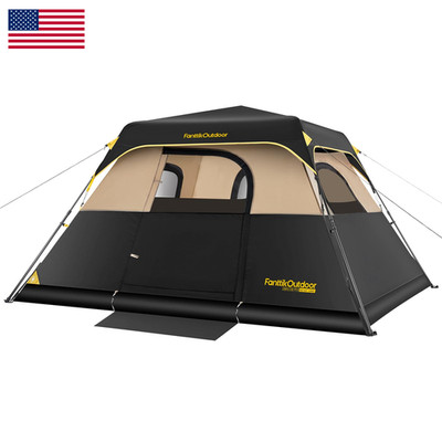 Fanttikoutdoor Zeta C6 Pro Camping Tent 6 Person Instant Cabin Tent Setup In 60
