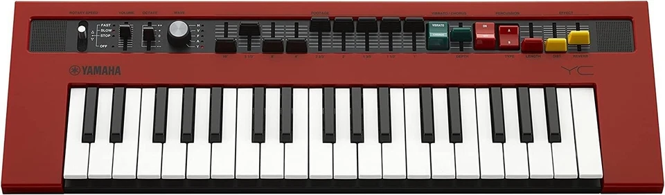 YAMAHA REFACE YC Mobile Synthesizer 37 Tasten Mini Red Keyboard Klavier aus... - Bild 2 von 4