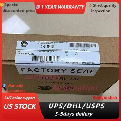New Factory Sealed AB 1756-M02AE / A ControlLogix 2-Axis Encoder 1756M02AE