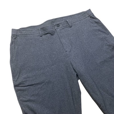 NWOT Public Rec Pants Mens 40x27 Gray Charcoal Ankle Stretch Performance Athleis