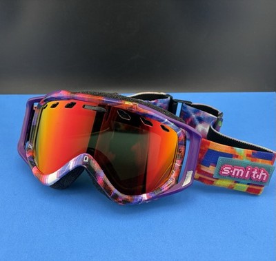 SMITH STANCE Ski Snowboarding Goggles Technicolor Fantasy Sensor Mirror     