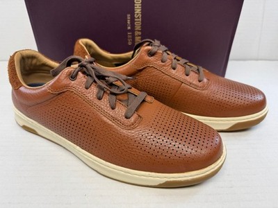 Johnston & Murphy Daxton U-Throat Tan Full Grain 10.5 M US