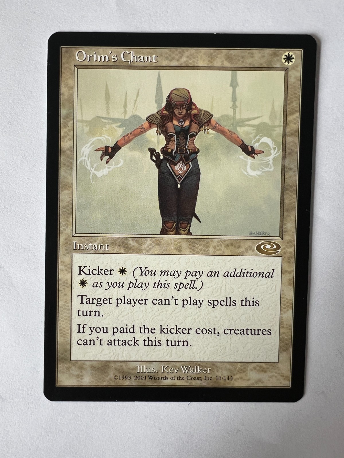 Orim's Chant - Planeshift Rare - LP - MTG: Magic the Gathering