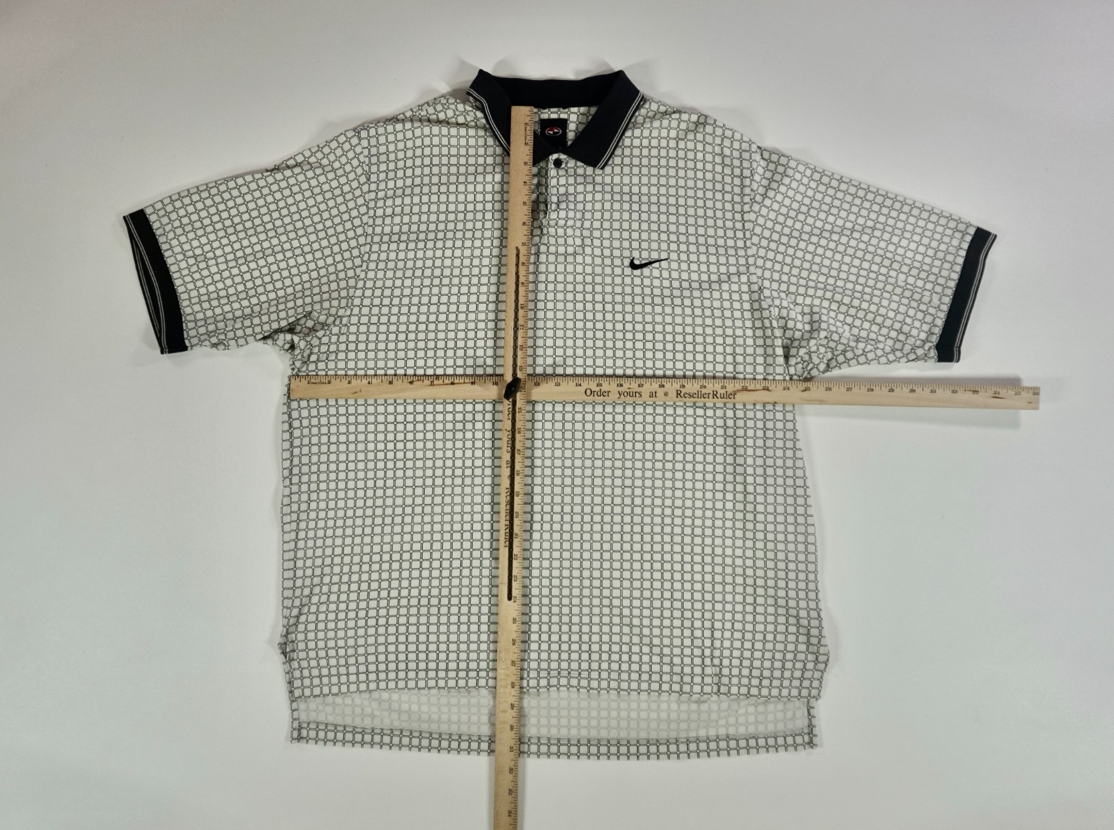 Vintage 90s Nike Golf Tiger Woods Yin-Yang Swoosh Logo Polo Shirt Mens XL '97 image 7