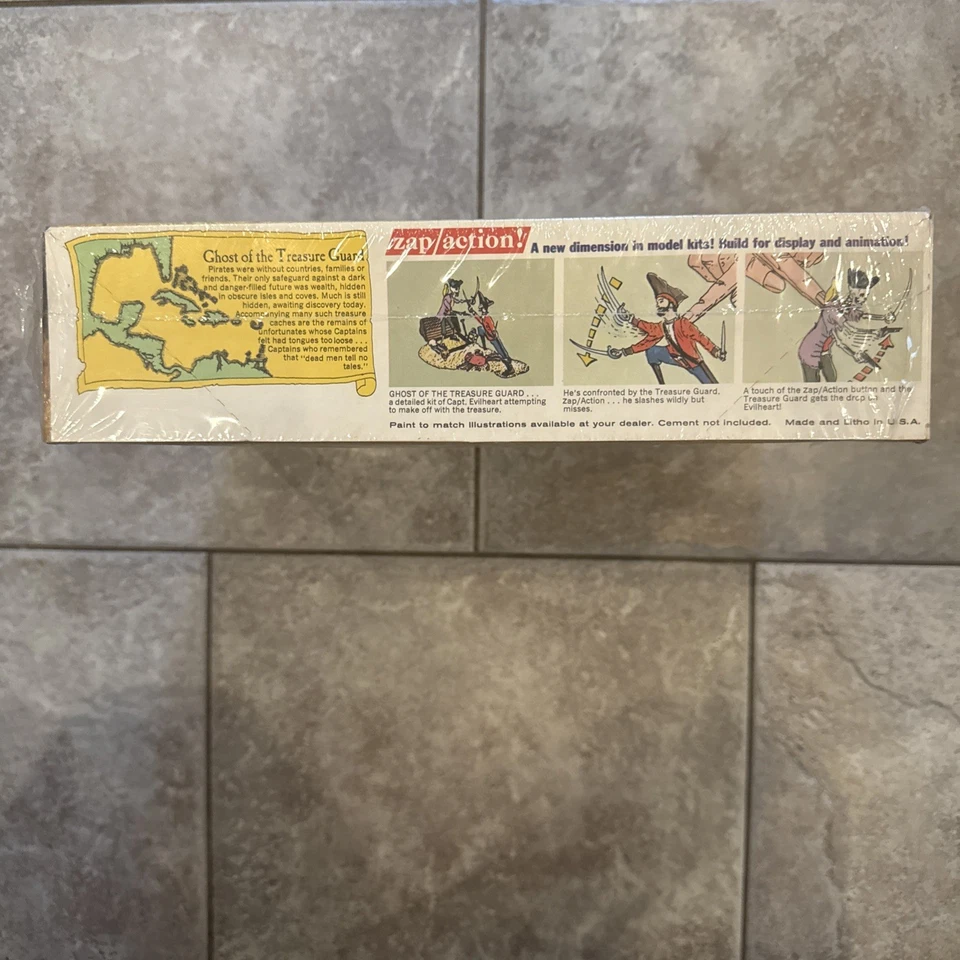 Rare 1972 MPC Pirates of the Caribbean "Ghosts Of The Treasure Guard" Model Kit - Image 2 of 4