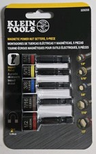 Klein Tools 32925S Magnetic Color-Coded Power Nut Setter 5 Piece Set