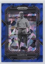 2023 Panini Prizm Blue Ice Prizm Sam Rice #186 HOF 0c2