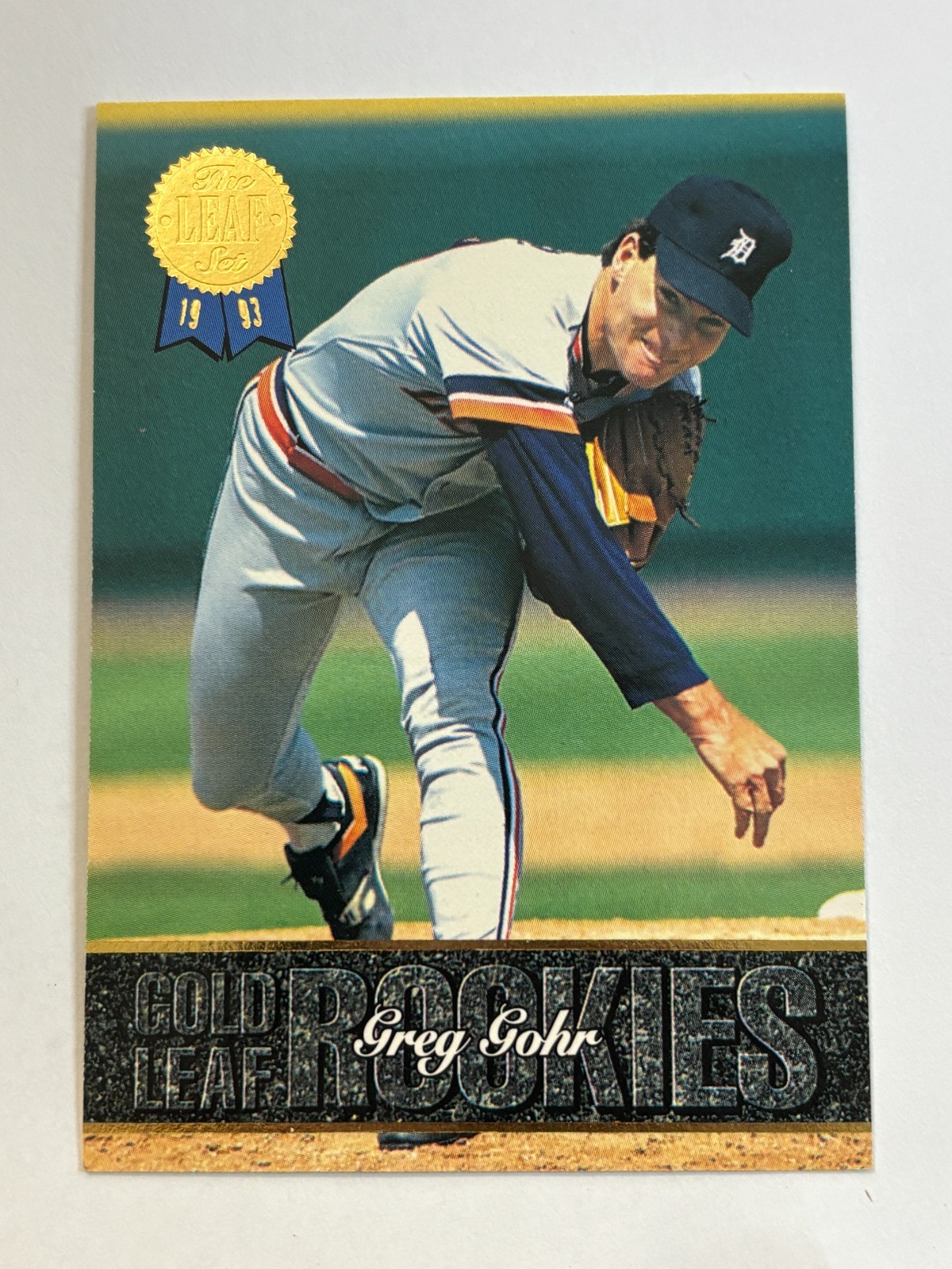 Greg Gohr #6 Baseball Cards 1993 Leaf Gold Rookies trading card — raw and PSA graded price guide