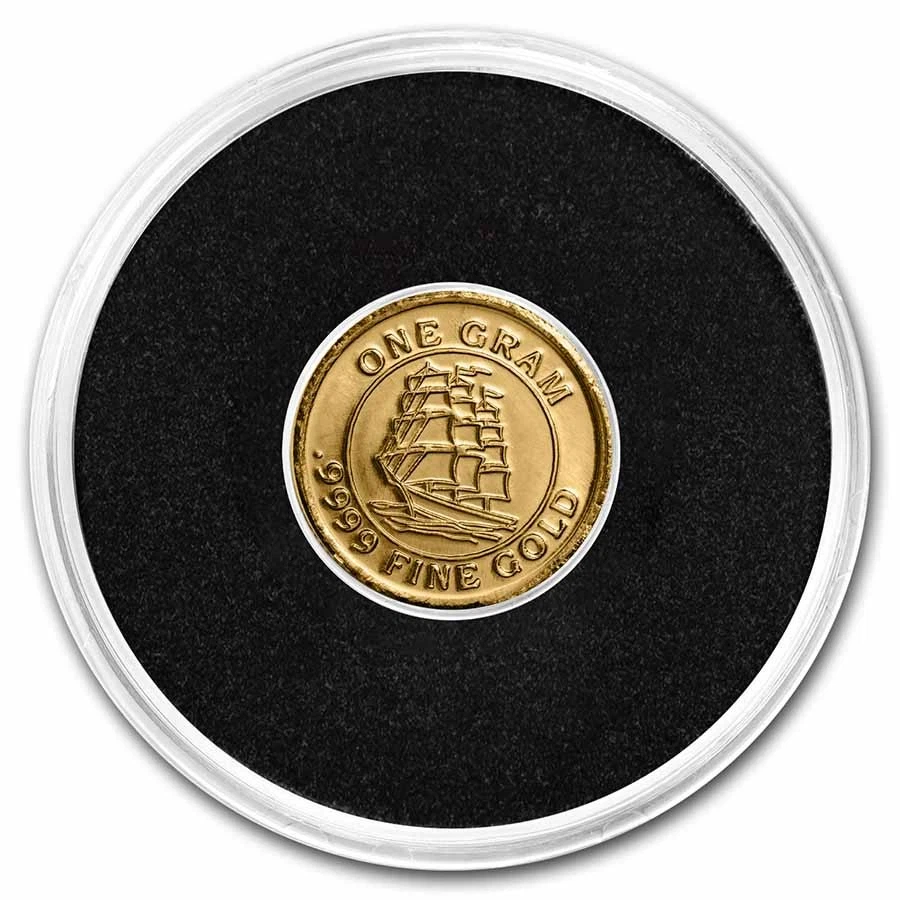 1 gram Gold Round: Ship at Sea - MPM - Image 4 of 4