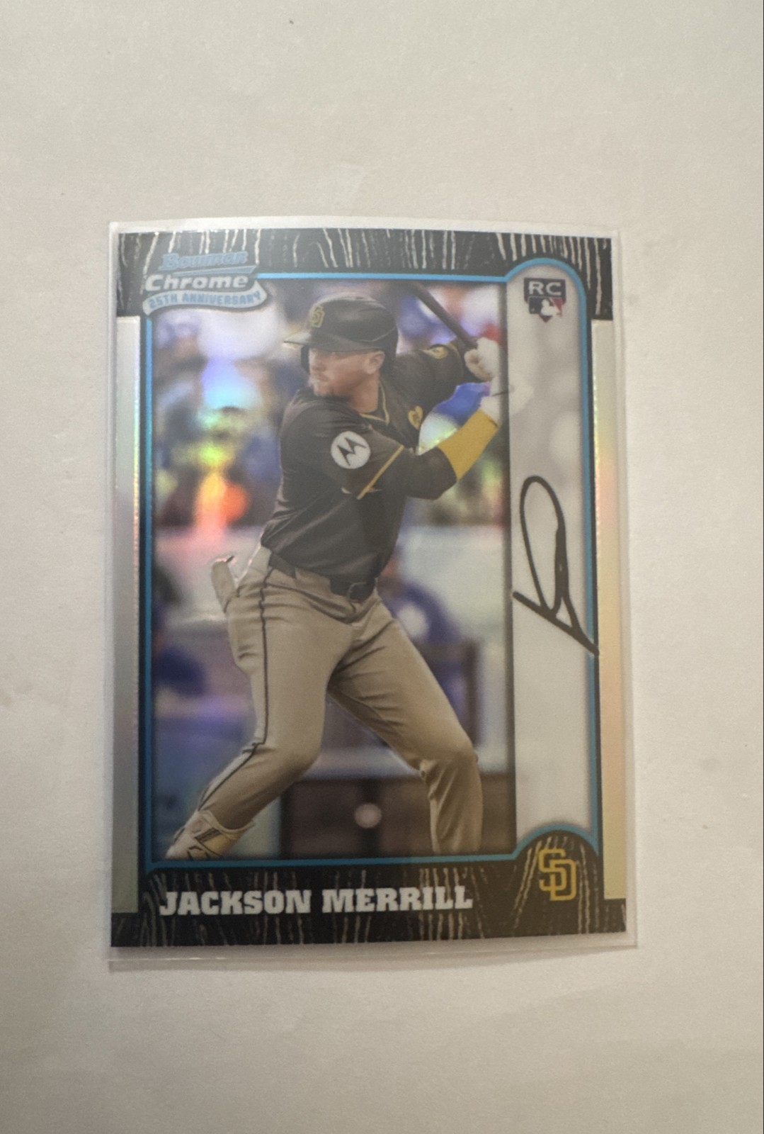 2024 Bowman Chrome - 1999 Bowman 25th Anniversary Jackson Merrill #BC25-19 (RC)