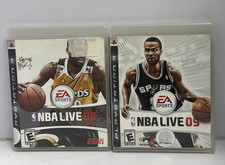 PlayStation 3 EA Sports NBA Live 08 & 09 - Lot of 2