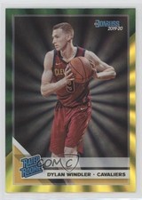 2019-20 Panini Donruss Rated Rookie Holo Green & Yellow Laser Dylan Windler 0cd6