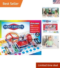 Discover Electronics with Elenco's Jr. SC-100 Kit - 100+ Projects for Ages 8+