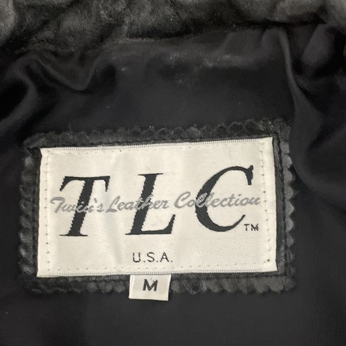 Vintage 80’s TLC Twins Leather Collection Black Bolero Moto Jacket Medium M USA - Picture 4 of 6