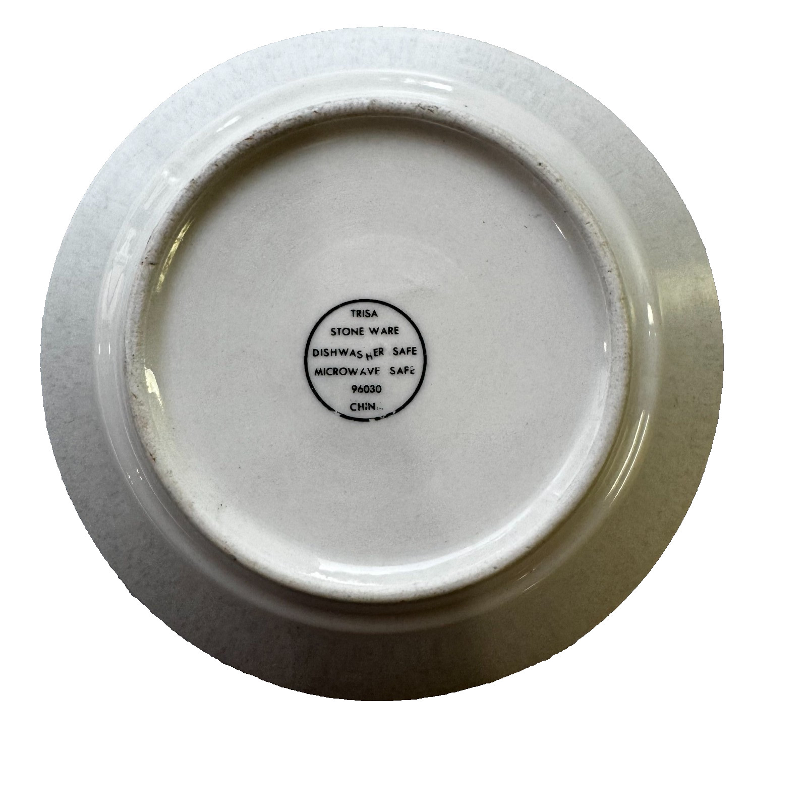 Vintage TRISA Stoneware Floral Plate & Bowl Set 6pc Basket Roses China