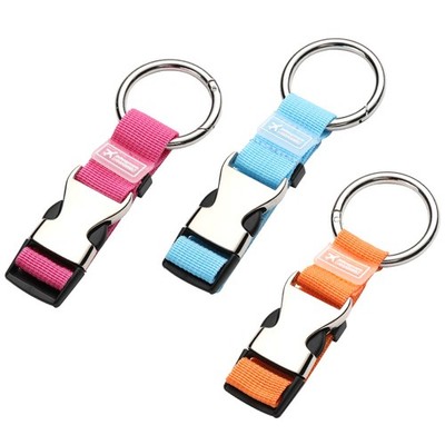 1Pcs Luggage Straps For Suitcases Metal Spring Clip Nylon Adjustable Hook Strap