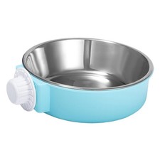 Crate Dog Bowl Cage Hanging Removable Kennel Bowl Food Bowl Pet Feeding Bowl for