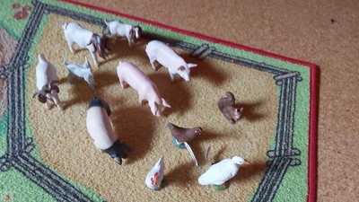 Schleich Verschiedene Bauernhoftiere Bauernhoftiere Figuren Tiere Sammlung